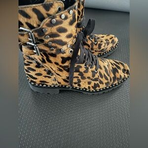 Sam Edelman Cheetah print boots